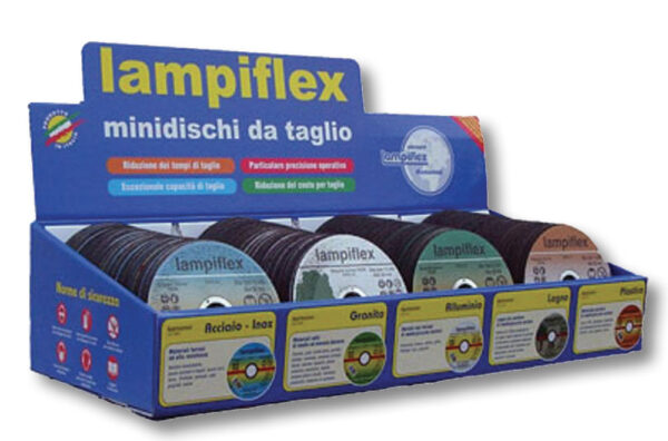 Espositore dischi lampiflex 20x51