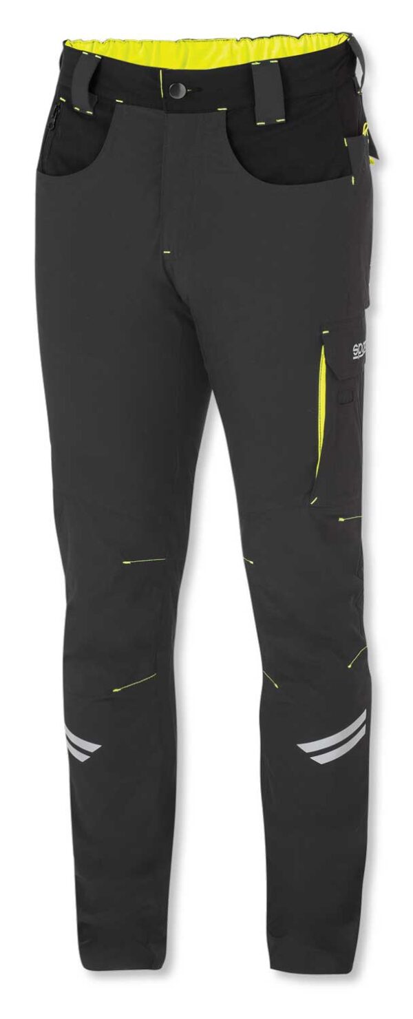 Pantalone Sparco Kansas Grigio/Giallo