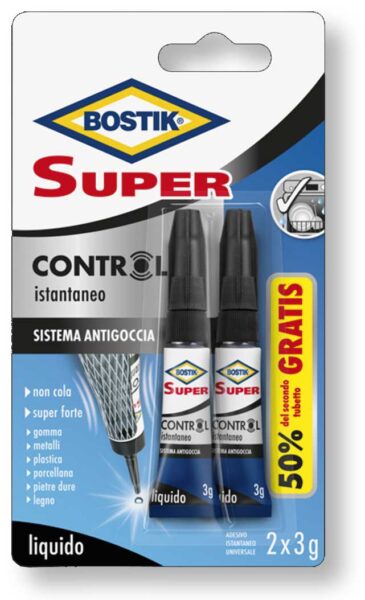 Bostik super control blister 2 tubetti gr.3