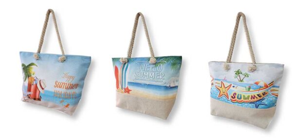 Borsa da spiaggia Summer con zip