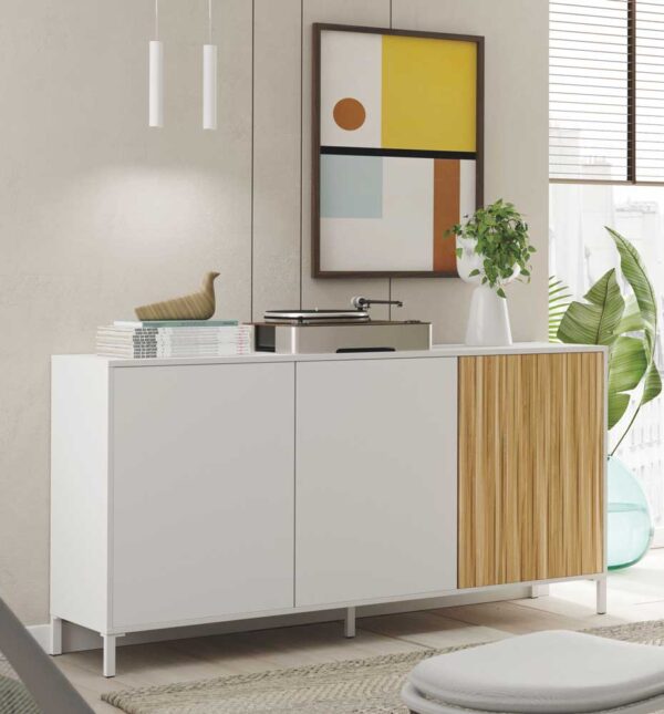 Mobile credenza 3 ante Ethna 154x40x74h